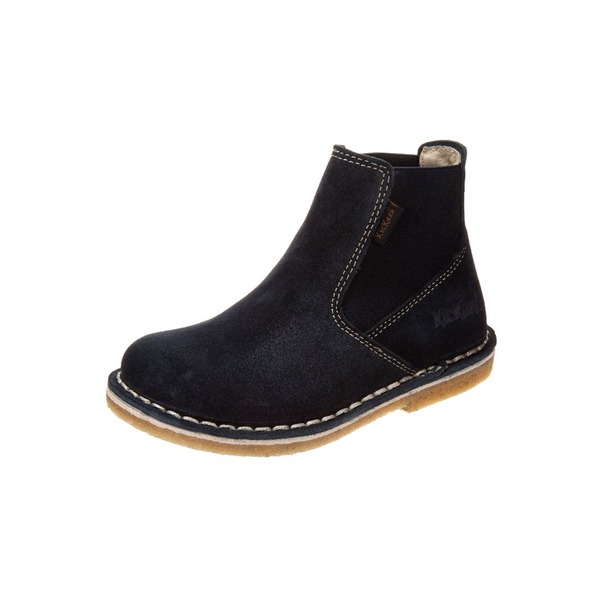 Kids, Kinder, Mädchen, Jungen. Jungs, Stiefelette, Stiefel, Leder, marine, blau, dunkelblau